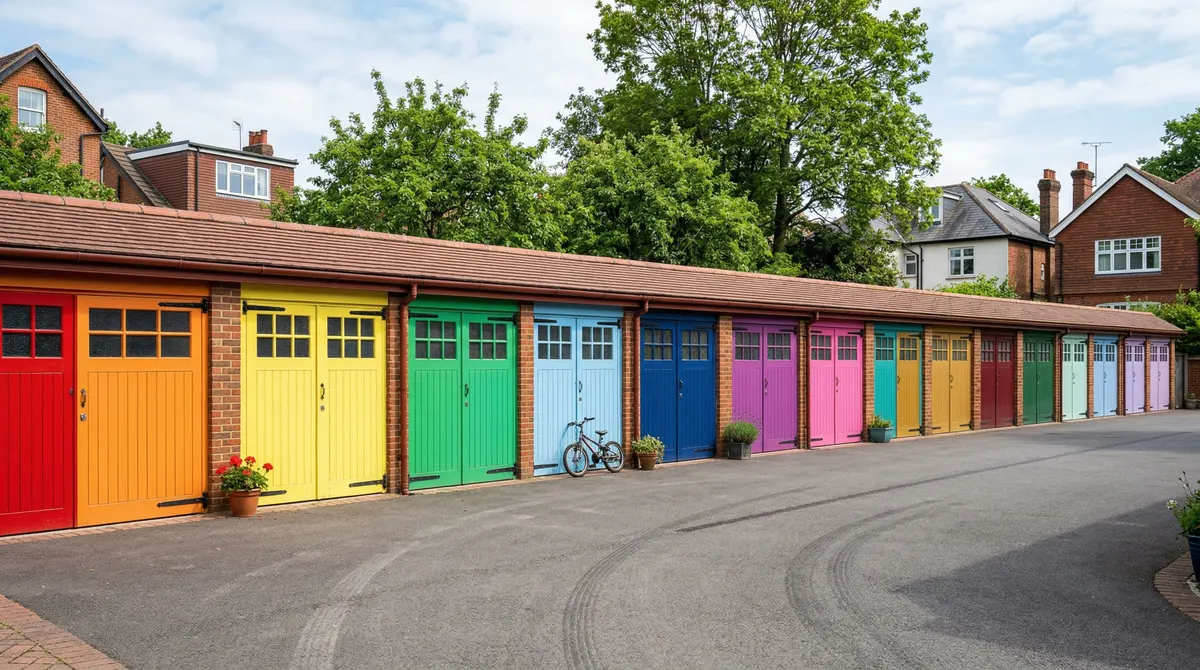 Multiple garage door color options popular for Florida homes