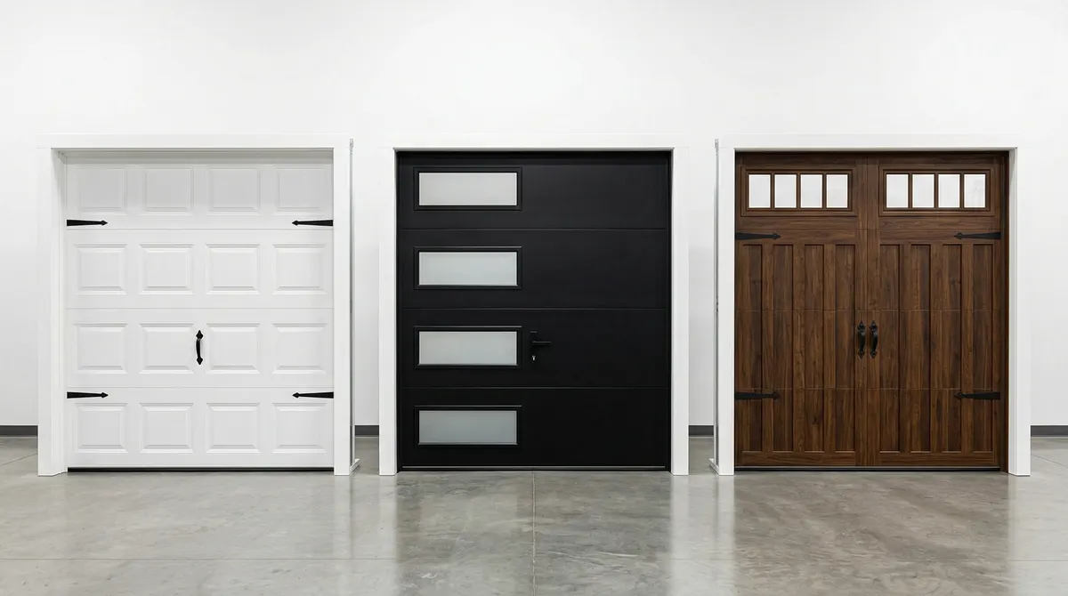 Collection of popular garage door styles for Florida homes